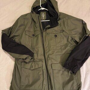 Roark Army Green Raincoat